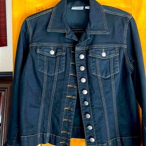 Chicos Platinum Denim Jacket